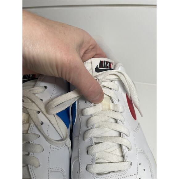 Nike Air Force One Men’s White Mismatched Swooshes Size 14 CT2816-100 - Picture 8 of 15